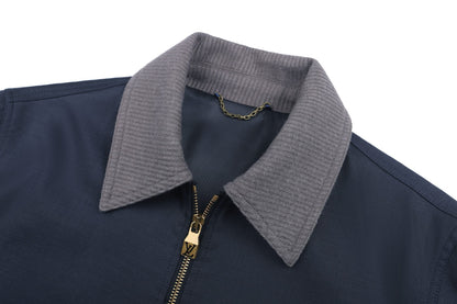 Louis Vuitton Light Linen Workwear Jacket "Navy Blue"