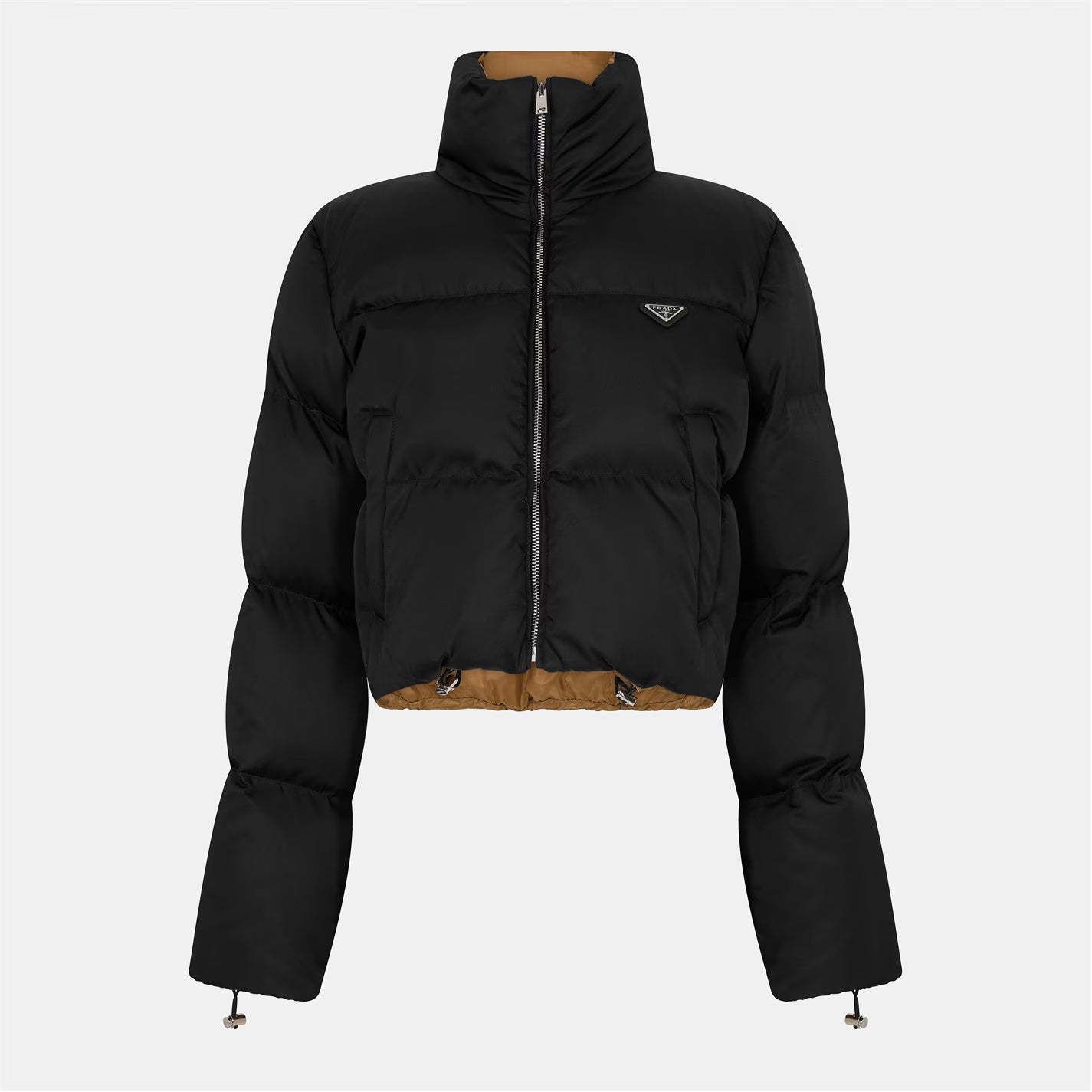 Prada Re-Nylon Short Down Jacket "Black"