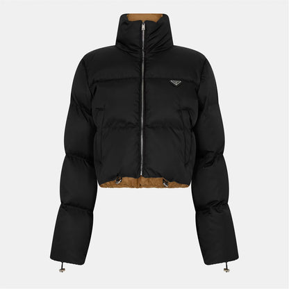 Prada Re-Nylon Short Down Jacket "Black"