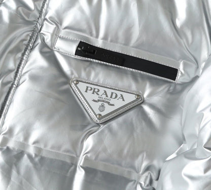 Prada Down Jacket "Silver"