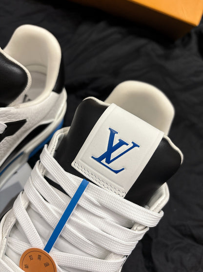 Louis Vuitton LV Trainers "White-Black-Blue"