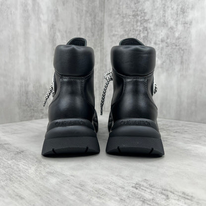 Louis Vuitton Ruby Flat Ranger Boots "Black"