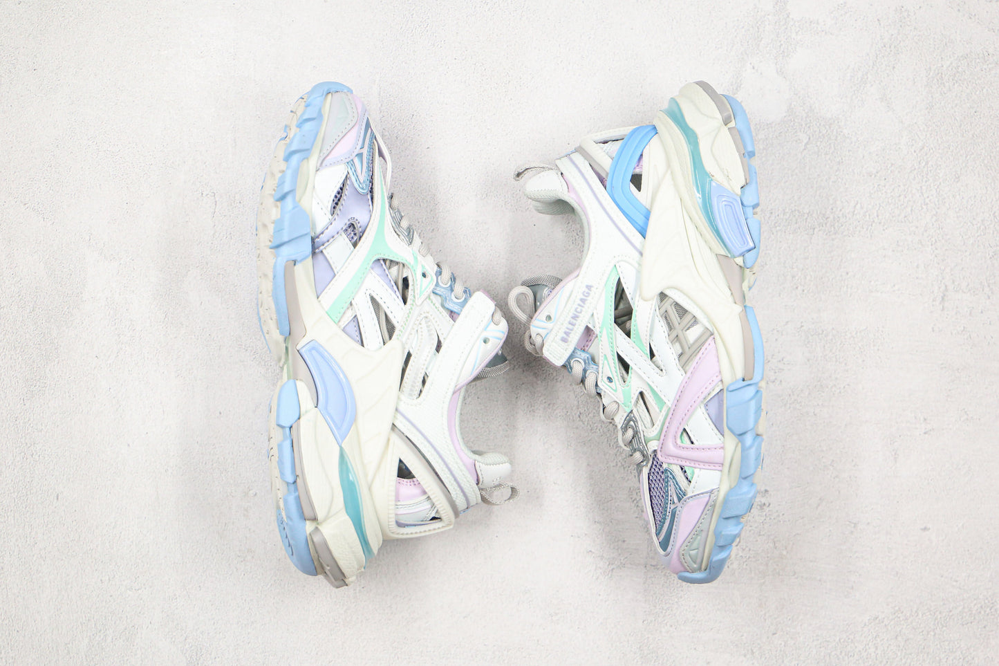 Balenciaga Track 2.0 "White-Pink-Blue"