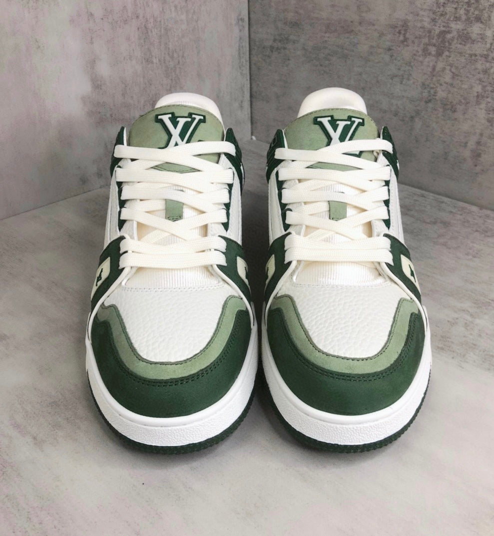 Louis Vuitton Trainers "Green-White"