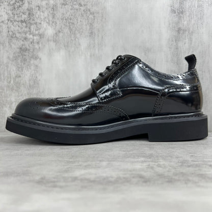 Dior Leather Oxford Shoes "Black"