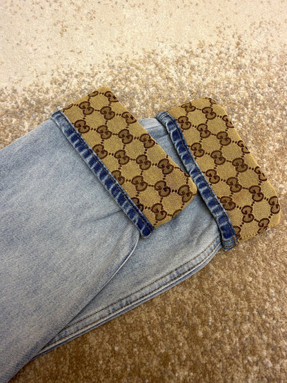 Gucci Washed Denim Pant with GG turn ups