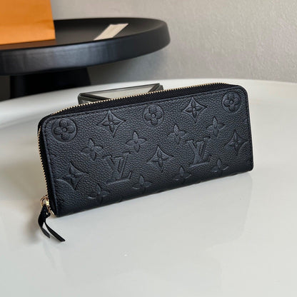 Louis Vuitton Zippy Wallet  "Monogram Empreinte Leather"