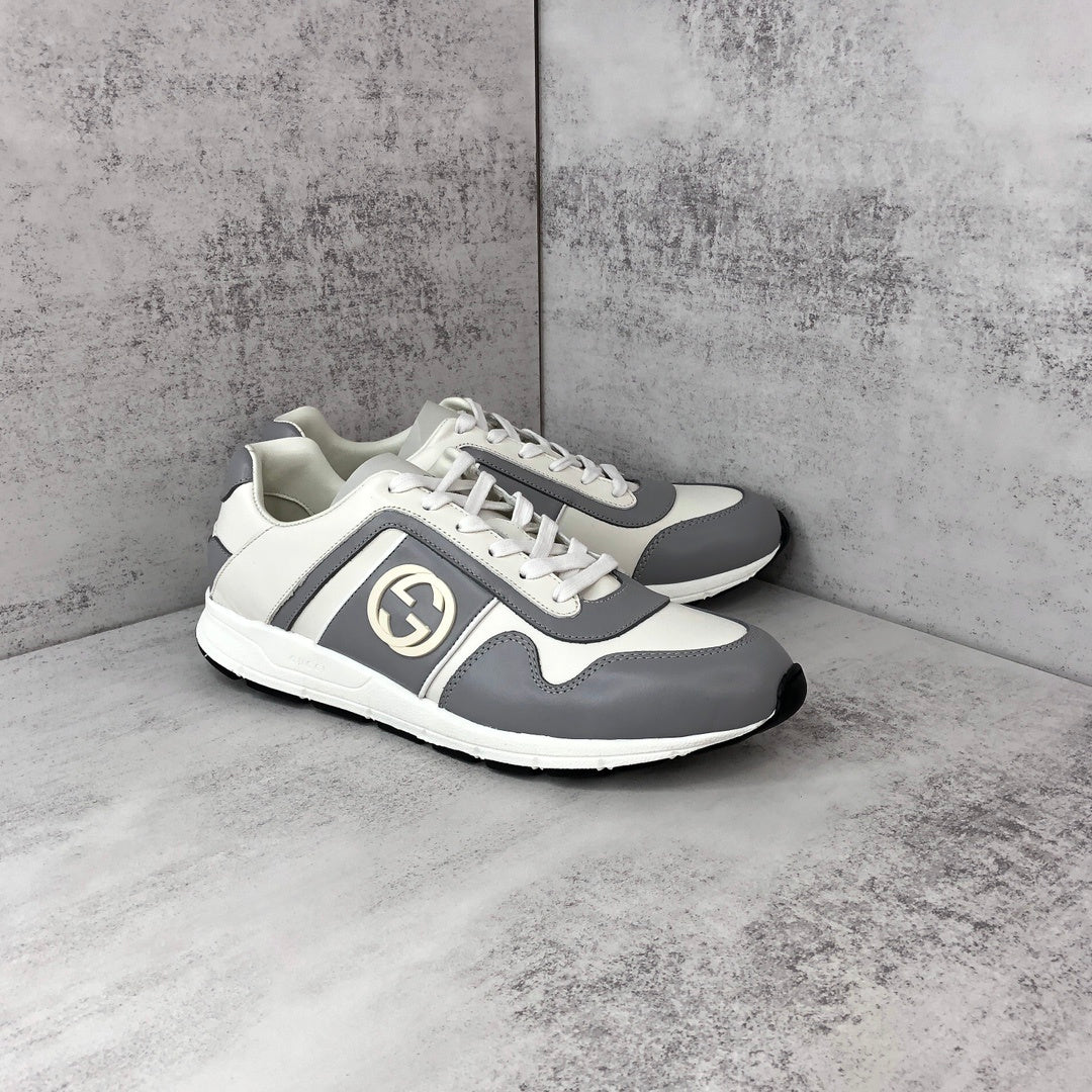 Gucci Interlokcing GG "Grey-White"