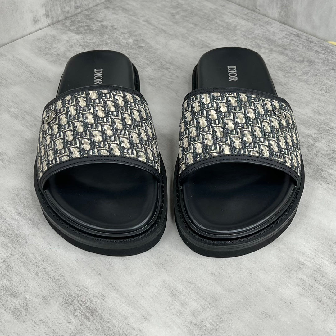 Dior Slides "Black-Beige"
