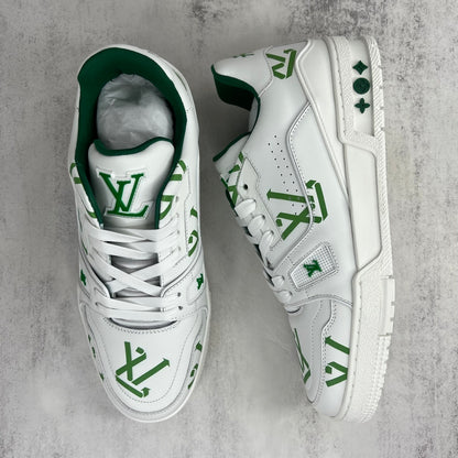Louis Vuitton Trainers "White-Green Recycled"