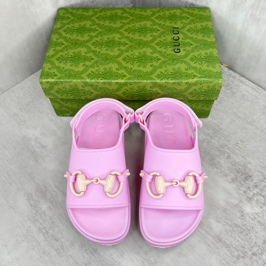 Gucci Horsebit Sandals "Lavander-Cream"