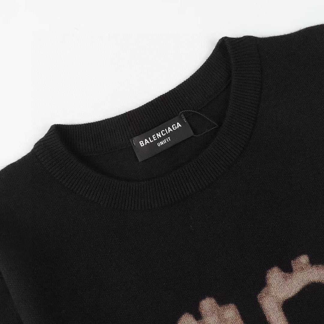 Balenciaga Crypto BB Print Sweater