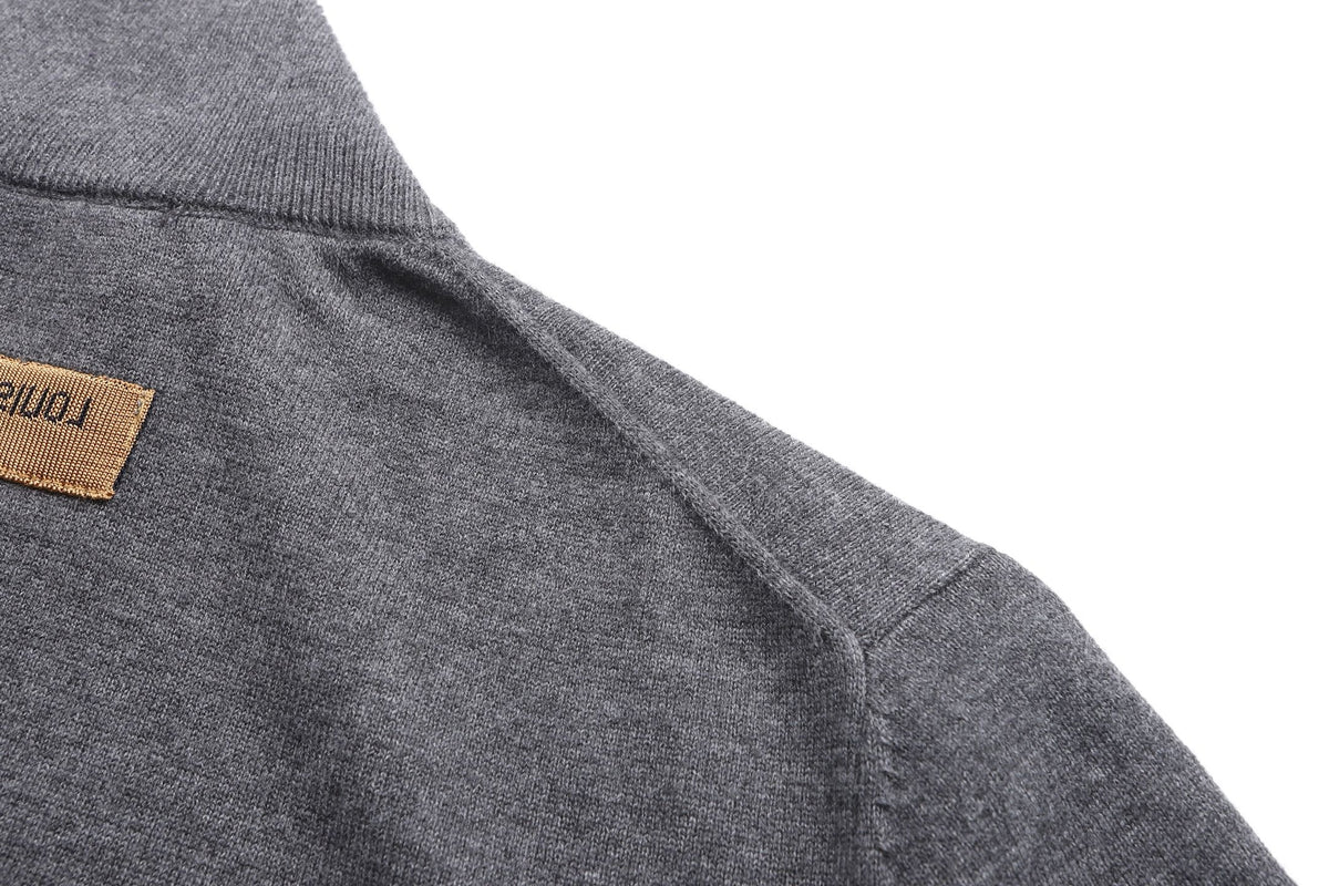 Louis Vuitton LVSE Inside-Out Zipped Through Cashmere Cardigan "Grey"