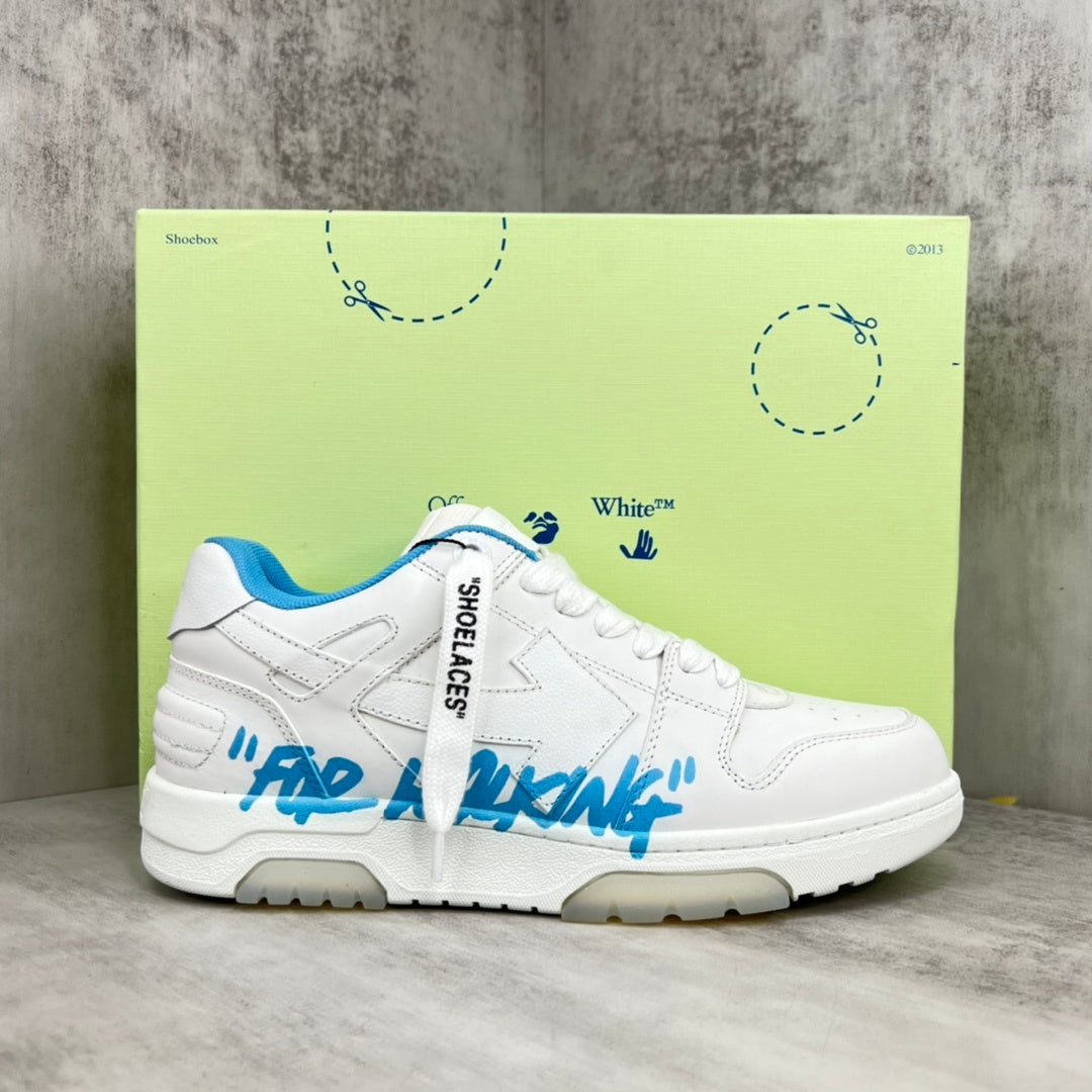 Off-White Out Of Office "White-Blue For Walking"