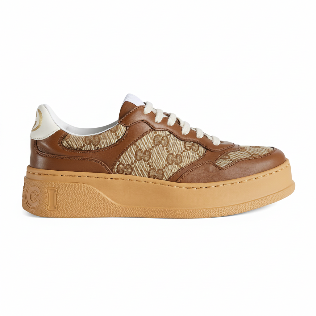 Gucci GG Trainer "Beige-Ebony"