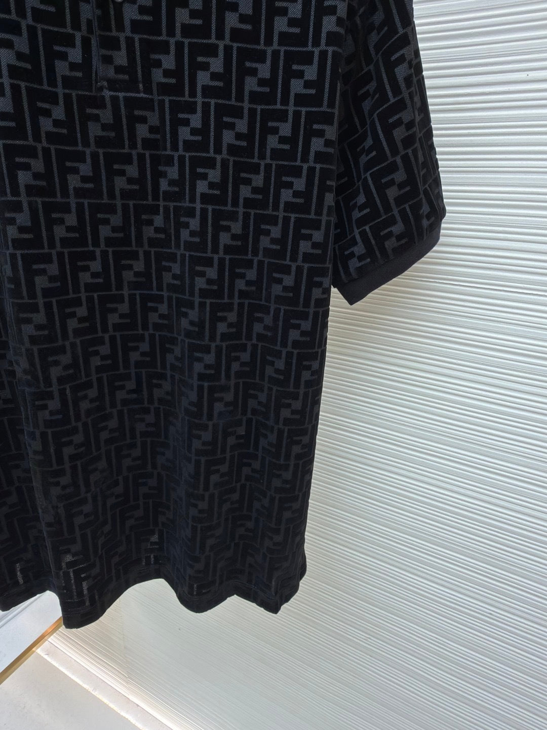 Fendi FF Monogram Polo T-Shirt "Black"