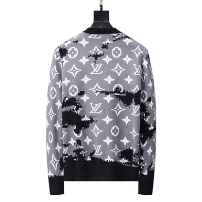 Louis Vuitton Sweater "Grey-White-Black"