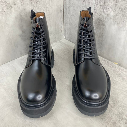 Givenchy Leather Boots Zip-Up