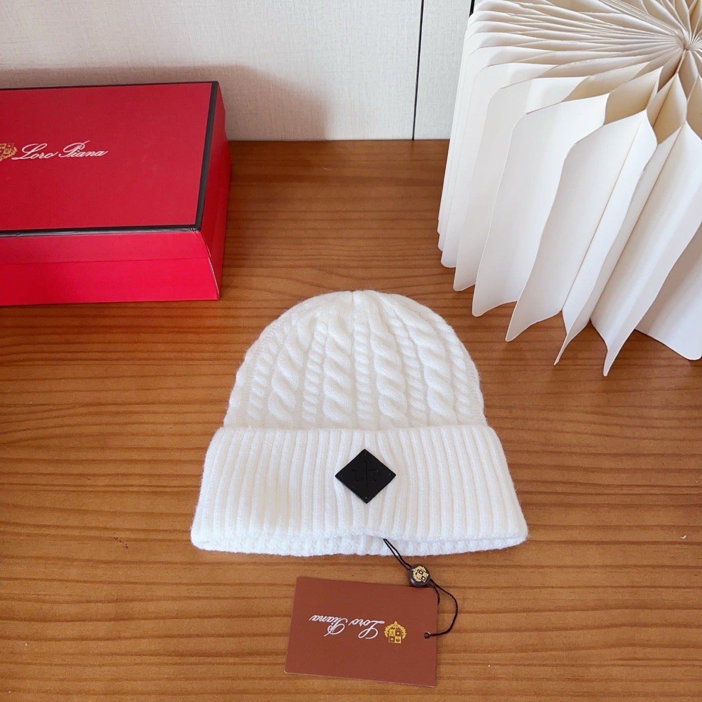 Loro Piana Wool Beanie "White"