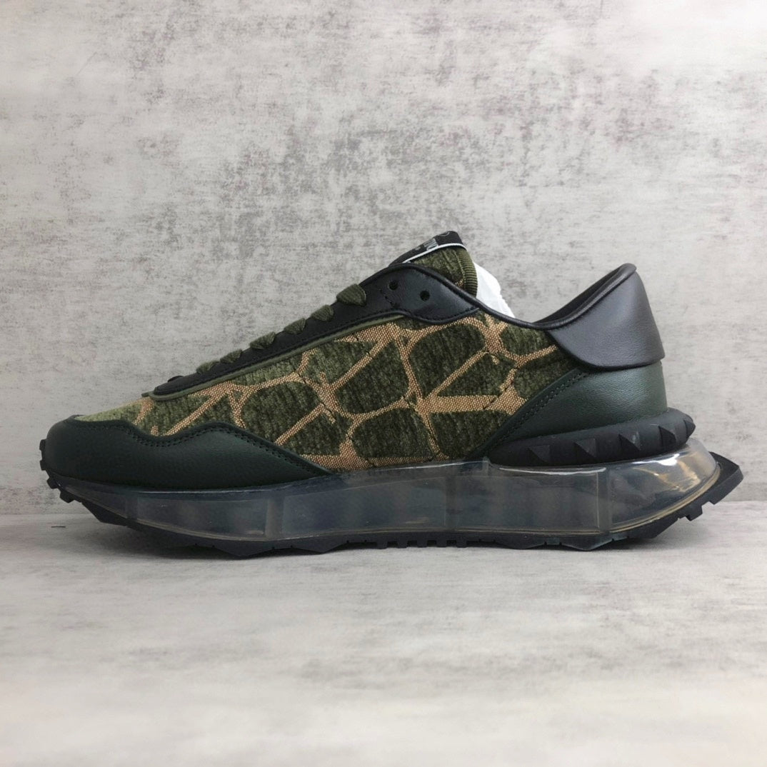 Valentino Garavani Netrunner "Green-Black-Beige Monogram"