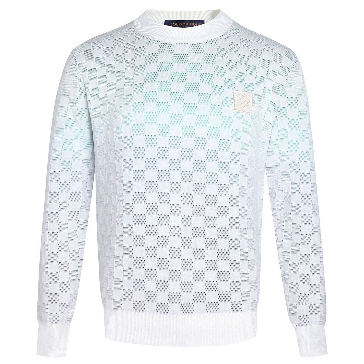 Louis Vuitton Damier Gradient Jacquard Pullover "Multicolor"