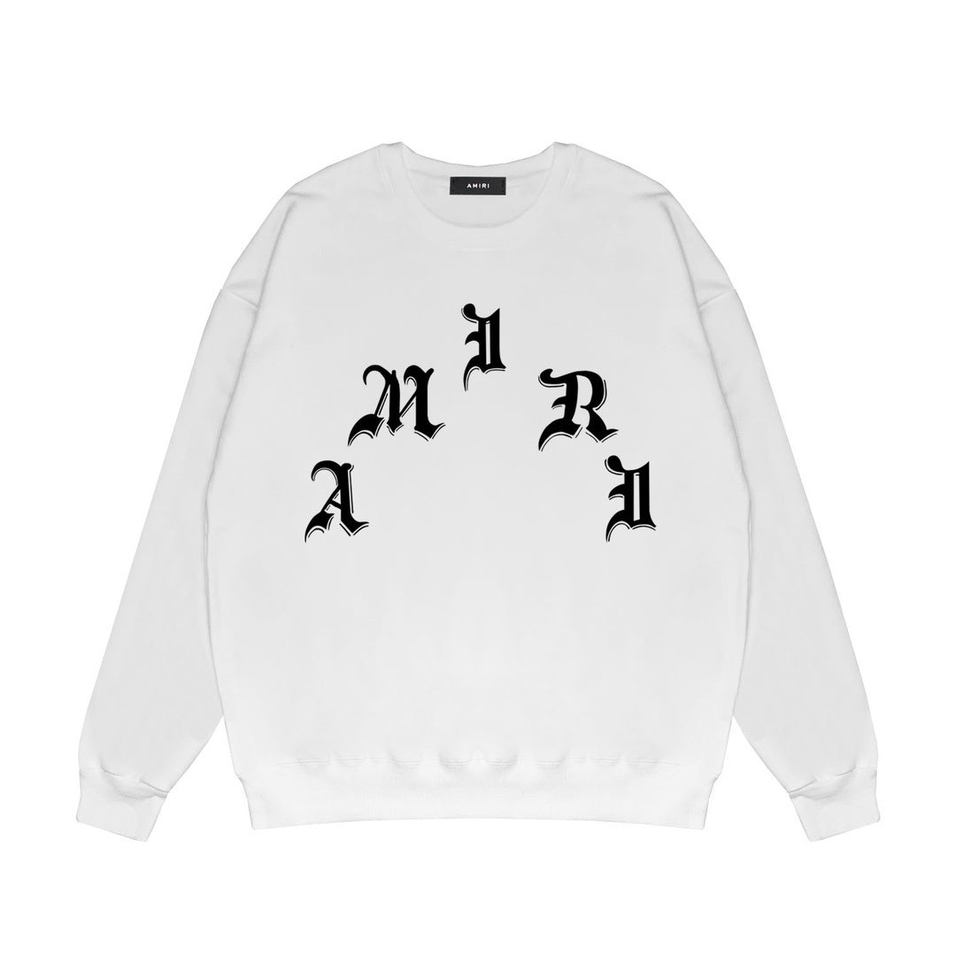 Amiri x Wes Lang x Logo Crew Sweatshirt "White"