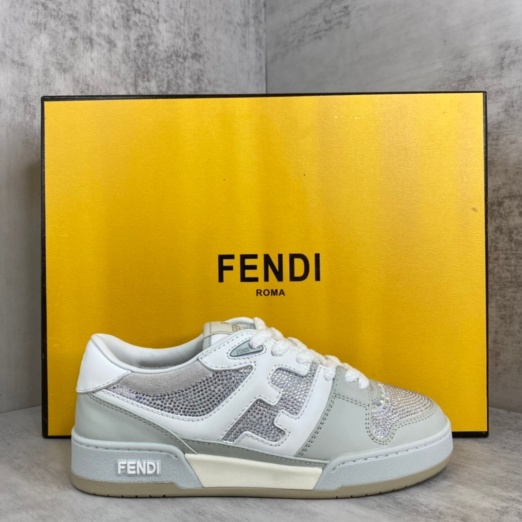 Fendi Match "White-Grey" Crystals
