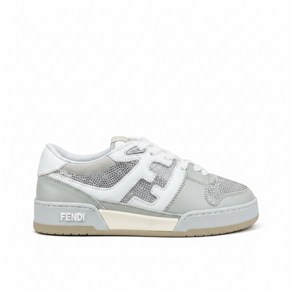 Fendi Match "White-Grey" Crystals