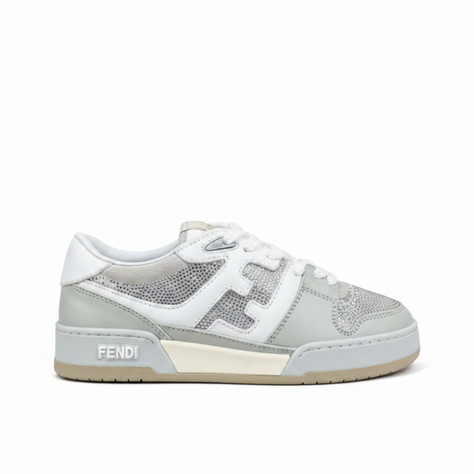 Fendi Match "White-Grey" Crystals