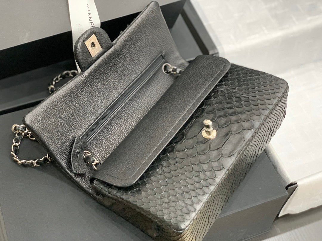 Chanel Python Mini Flap Bag