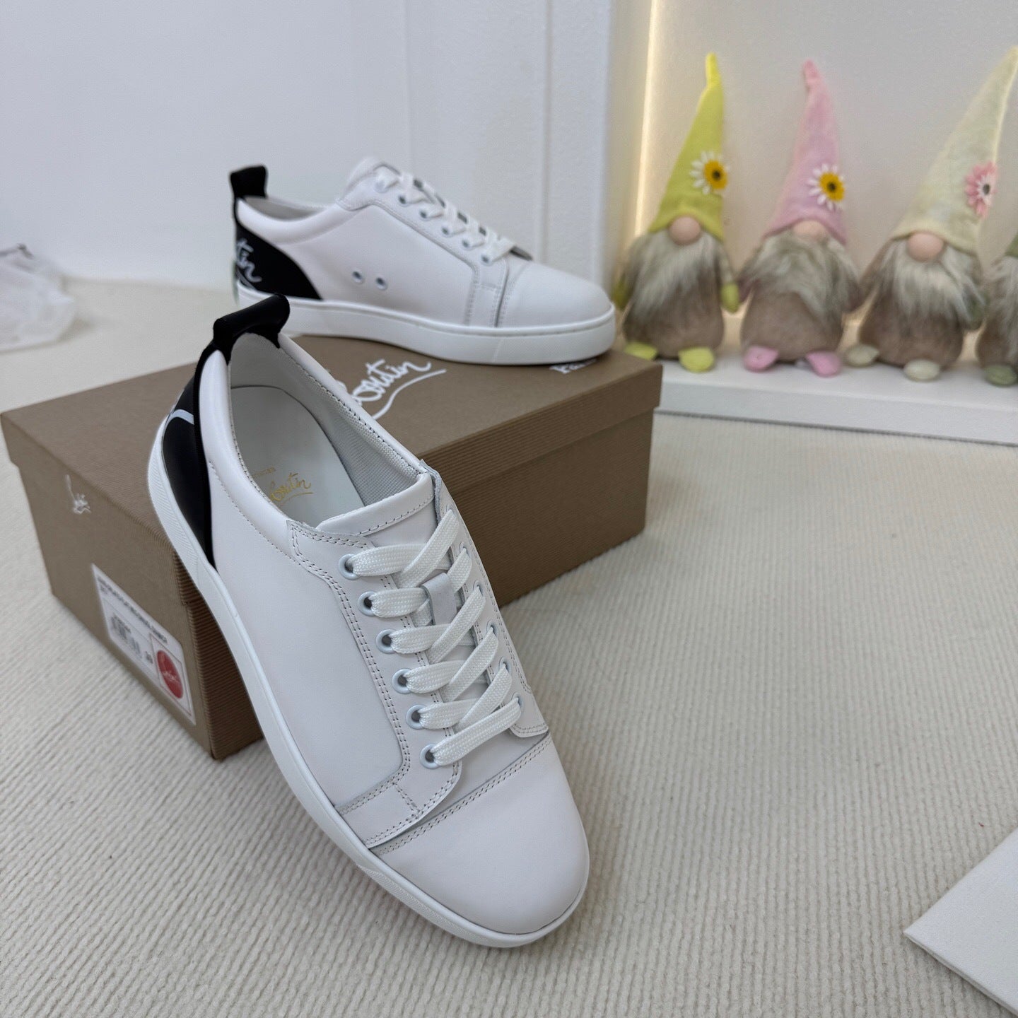 Christian Louboutin Fun Louise Junior "White-Black"