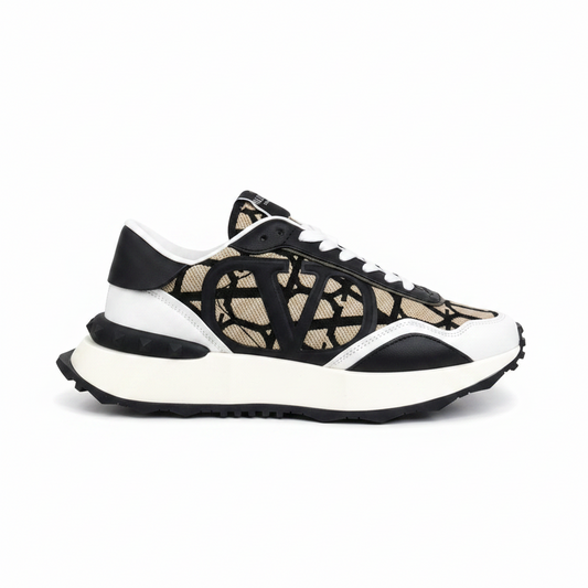 Valentino Garavani Netrunner "Black-Beige Monogram"