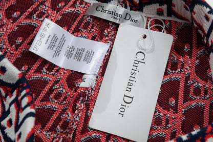 Dior Oblique Twill Shorts "White-Blue-Red"