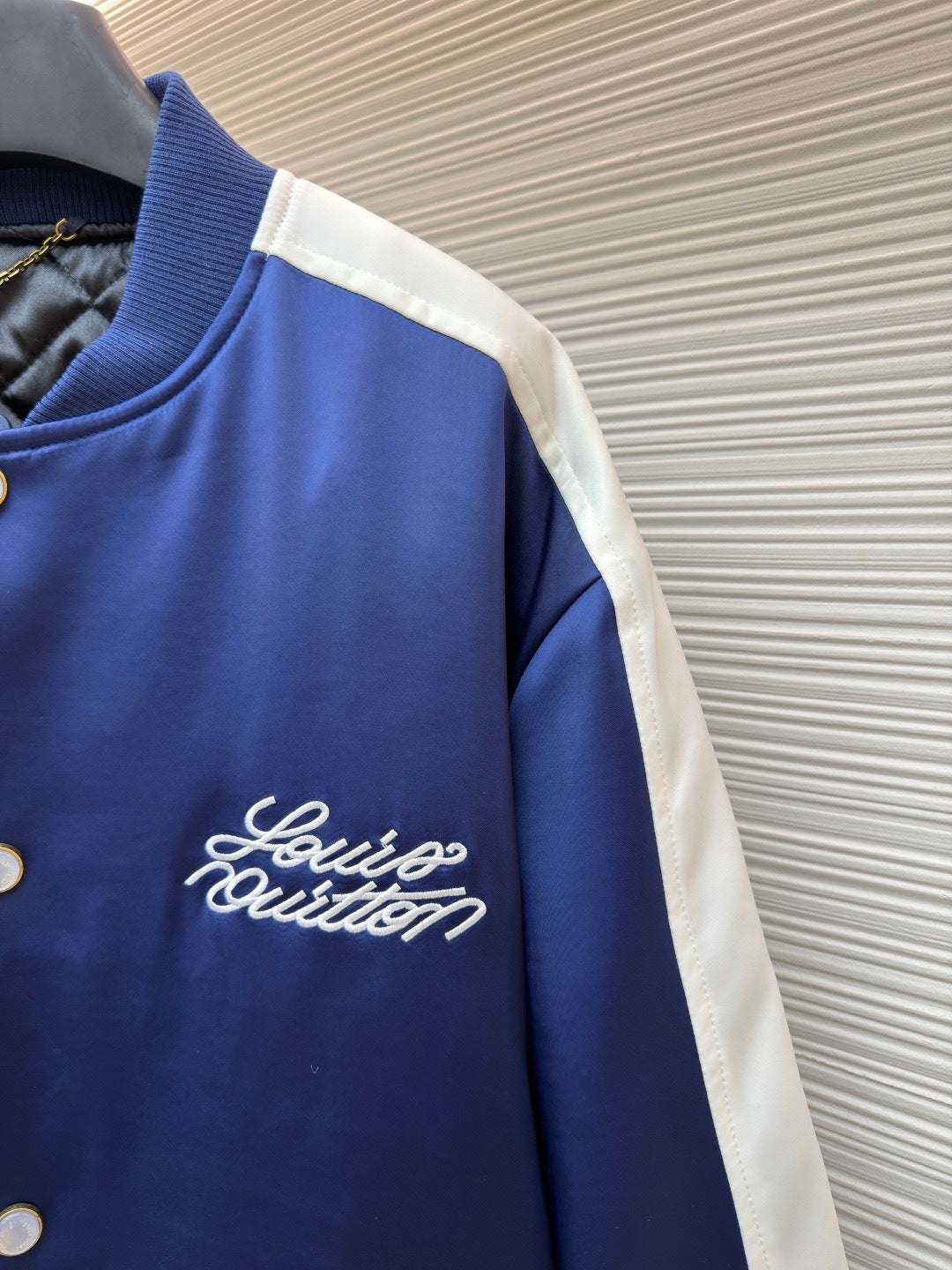 Louis Vuitton Embroidered Souvenir Jacket "Navy Blue"