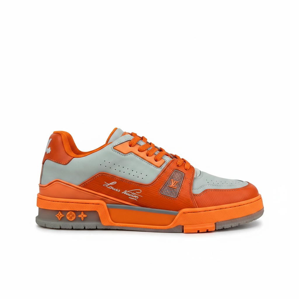Louis Vuitton LV Trainers "Orange-Grey"
