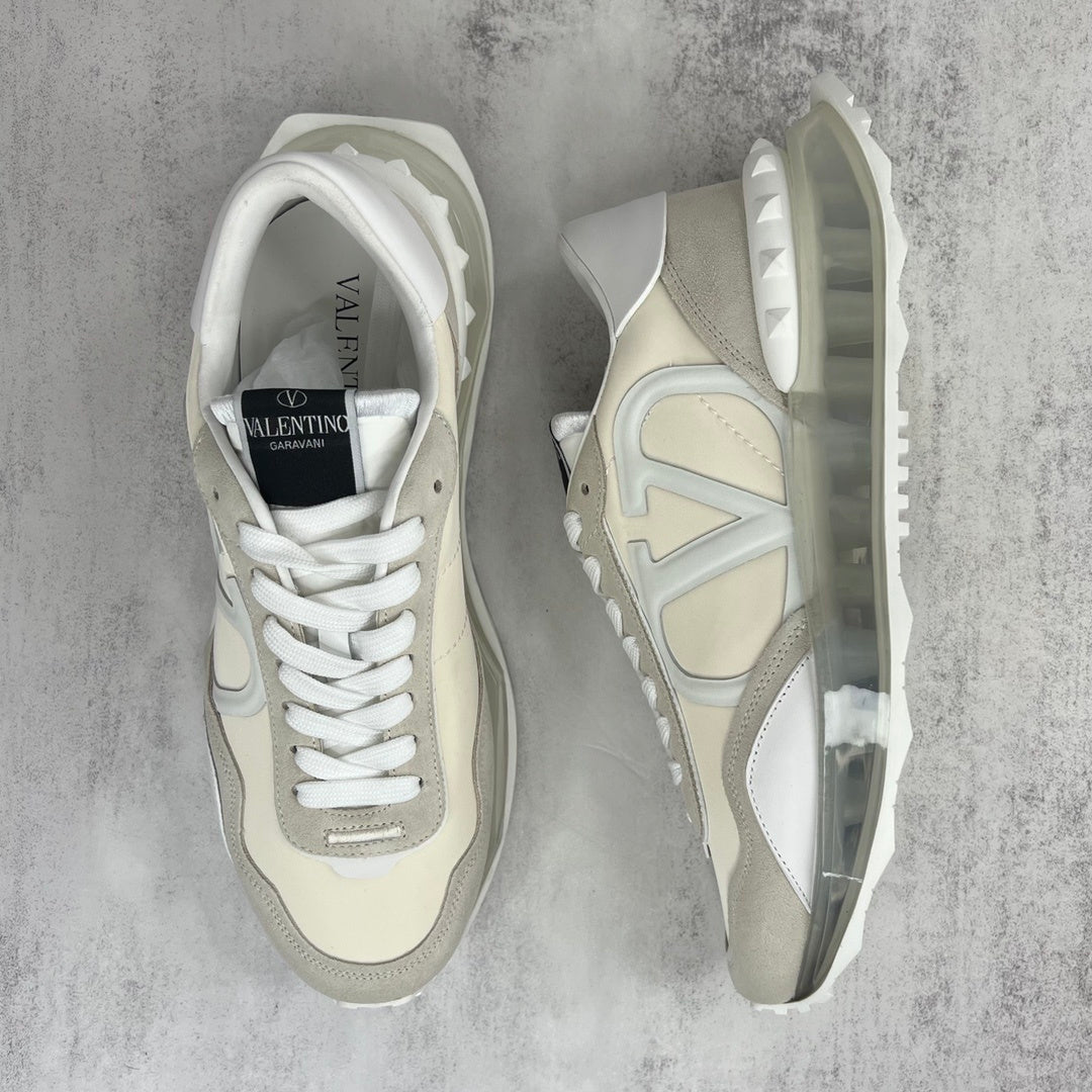 Valentino Garavani Netrunner "White-Beige-Grey"
