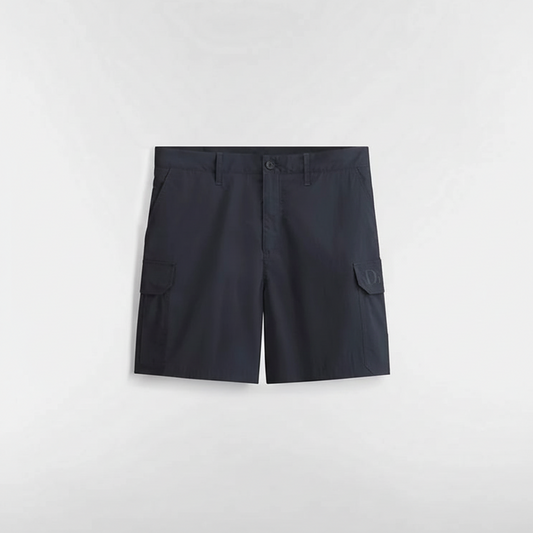 Dior Cargo Shorts with Dior Embroidery "Navy Blue Technical Fabric"