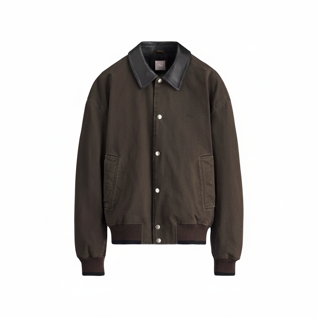 Dior Ingrid Blouson Jacket "Brown Cotton Twill"