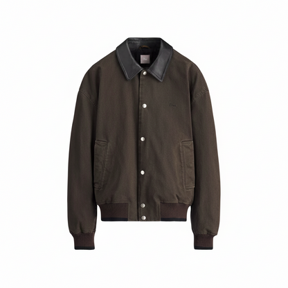 Dior Ingrid Blouson Jacket "Brown Cotton Twill"