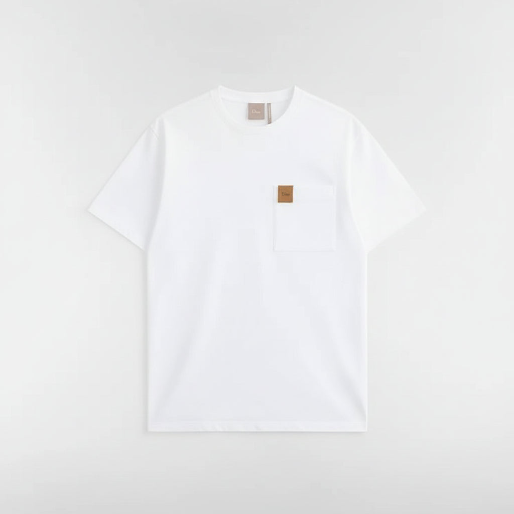 Dior T-Shirt with Pocket "White Cotton Jersey"
