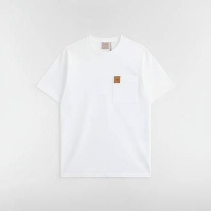 Dior T-Shirt with Pocket "White Cotton Jersey"