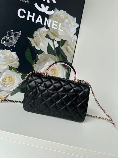 Chanel Large Flap Bag With Top Handle