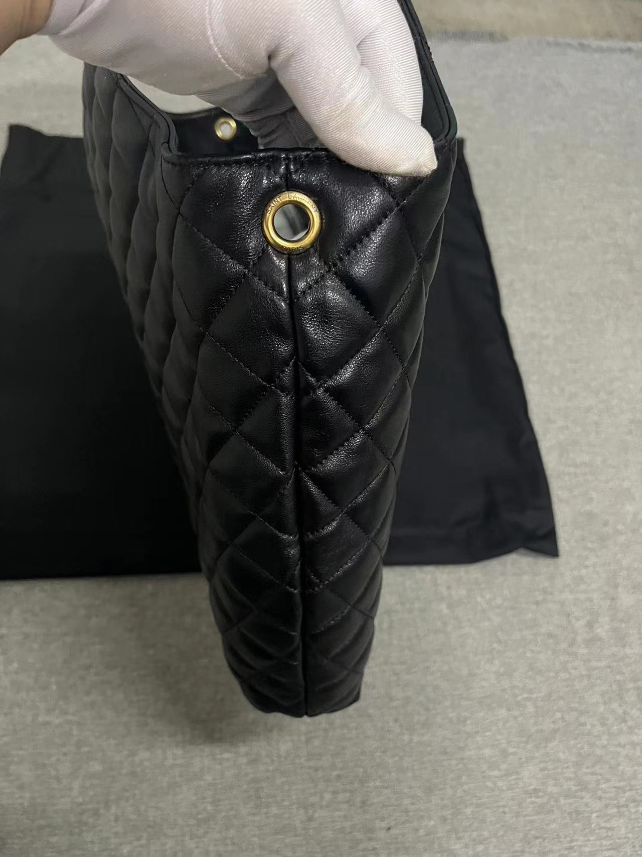 Saint Laurent Icare in Quilted Lambskin