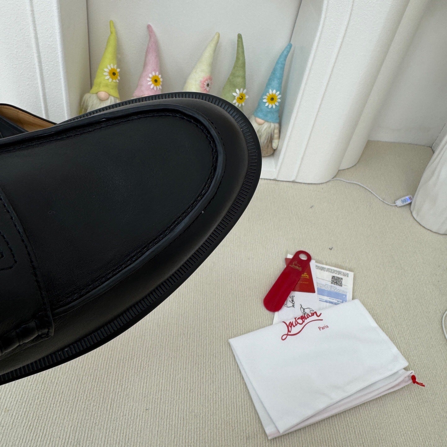 Christian Louboutin Urbino Moc Loafers "Black"