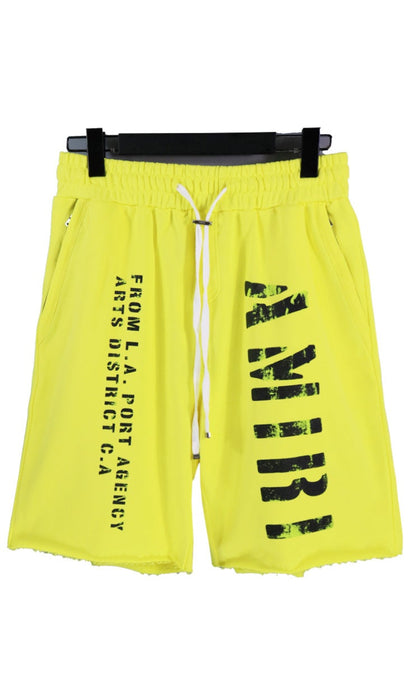 Amiri Shorts "Yellow-Black"