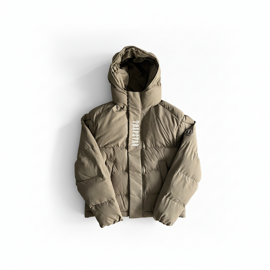 Trapstar Decoded 2.0 Down Jacket "Beige"