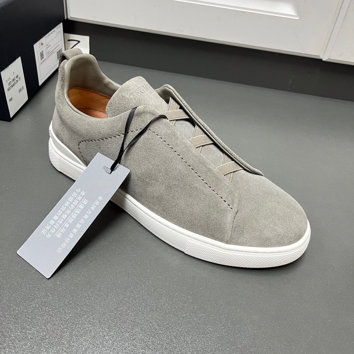 Zegna Triple Stitch "Grey"