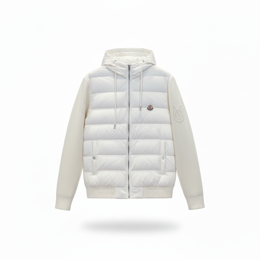Moncler Hybrid Down Jacket "White"