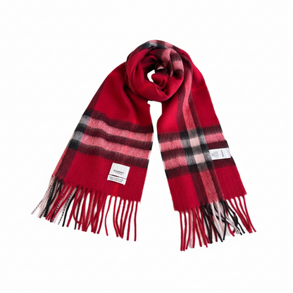 Burberry Cashmere Scarf "Red"