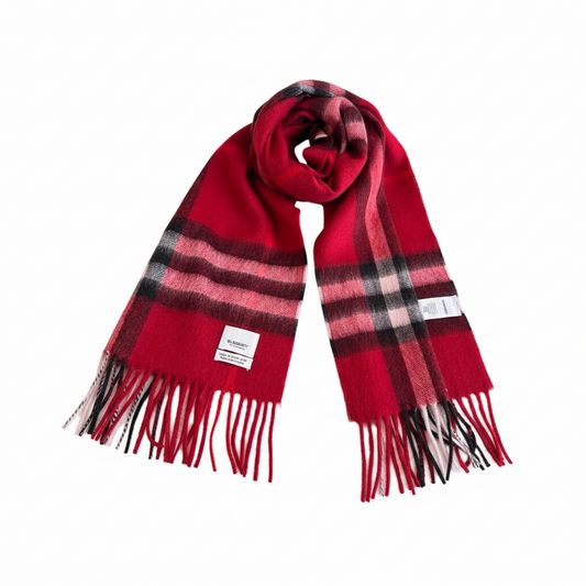 Burberry Cashmere Scarf "Red"